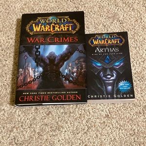 World of Warcraft War Crimes-Arthas Books Hardcover Paperback Christie Golden